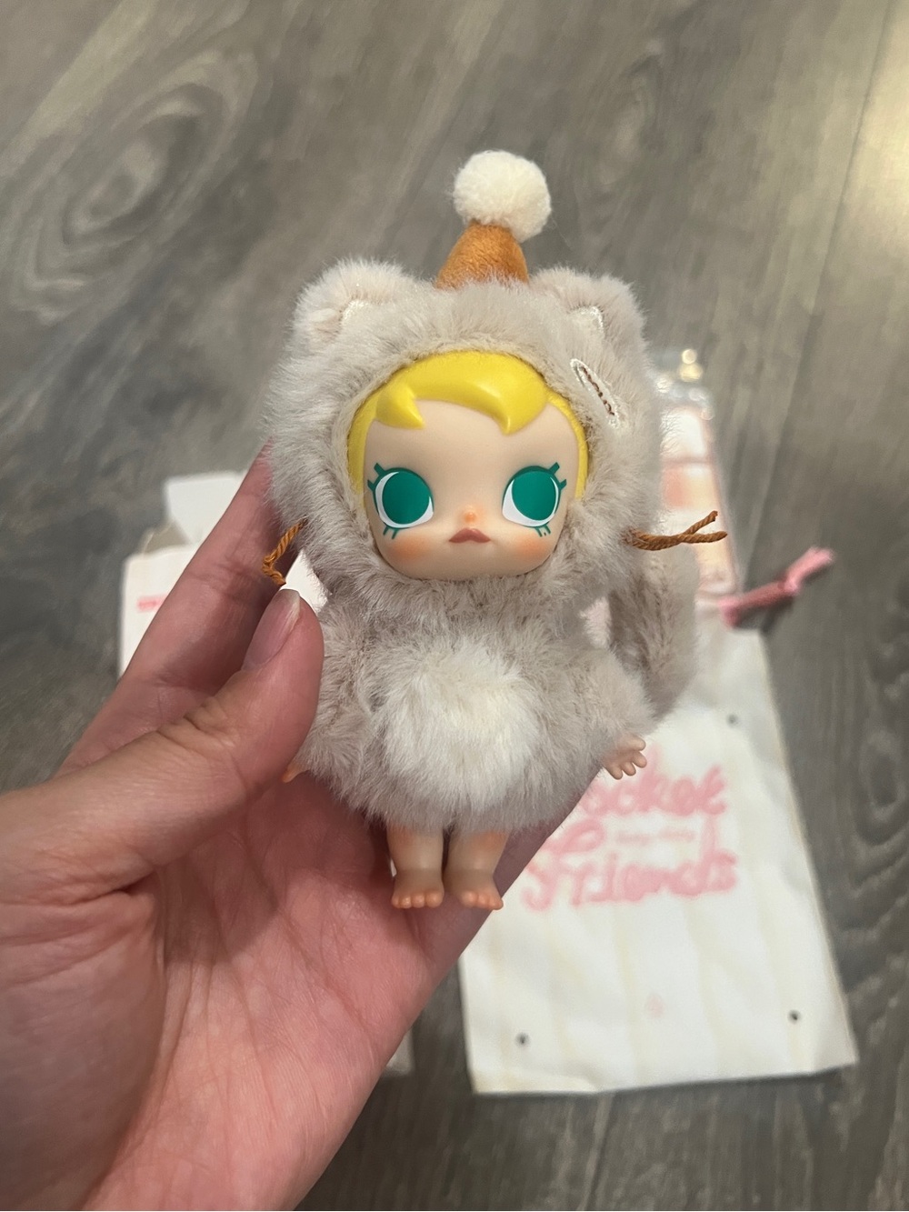 Brand NEW opened POPMART baby molly pocket friends - (it’s snack time)